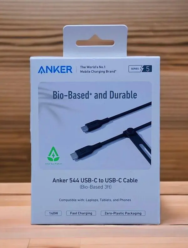 Anker 544 Usb-c To Usb-c Cable | 3ft | 140w | Black